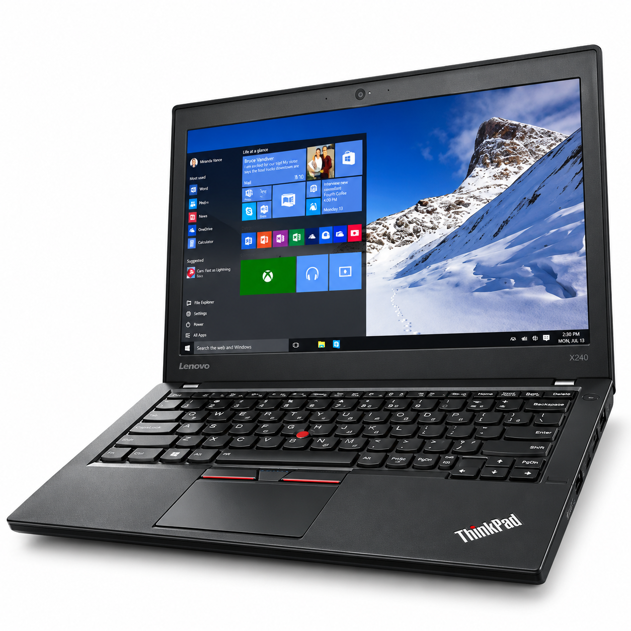 Lenovo ThinkPad X240 Core i5 Laptop | 8GB RAM | 500GB HDD | 12.5″ HD | Windows 11 Pro | Office + FREE Mouse