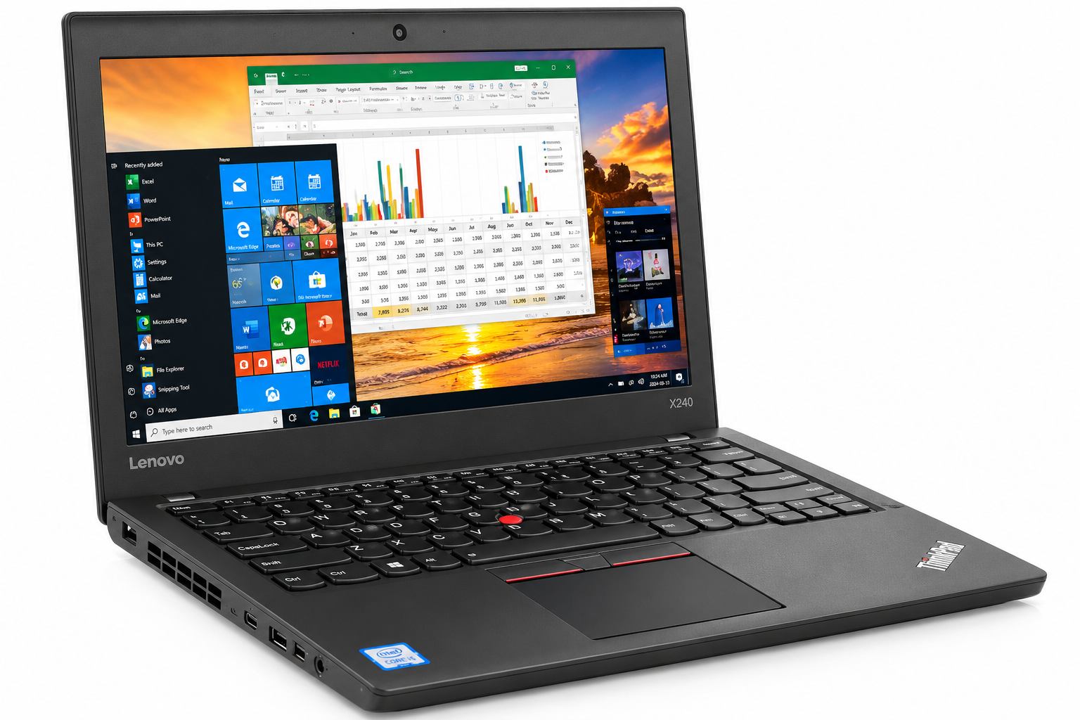 Lenovo ThinkPad X240 Core i5 Laptop | 8GB RAM | 500GB HDD | 12.5″ HD | Windows 11 Pro | Office + FREE Mouse