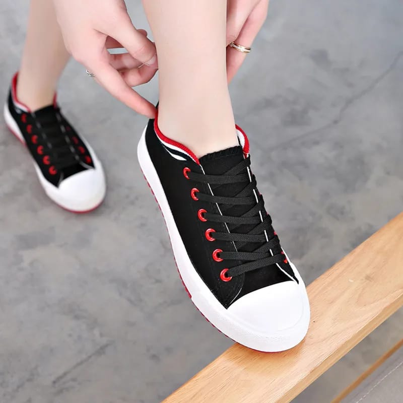 Women Shoes Classic Low-top Canvas Shoes New Breathable Casual Shoe Non Slip Vulcanize Shoes Outdoor Walking Flats Zapatos Mujer