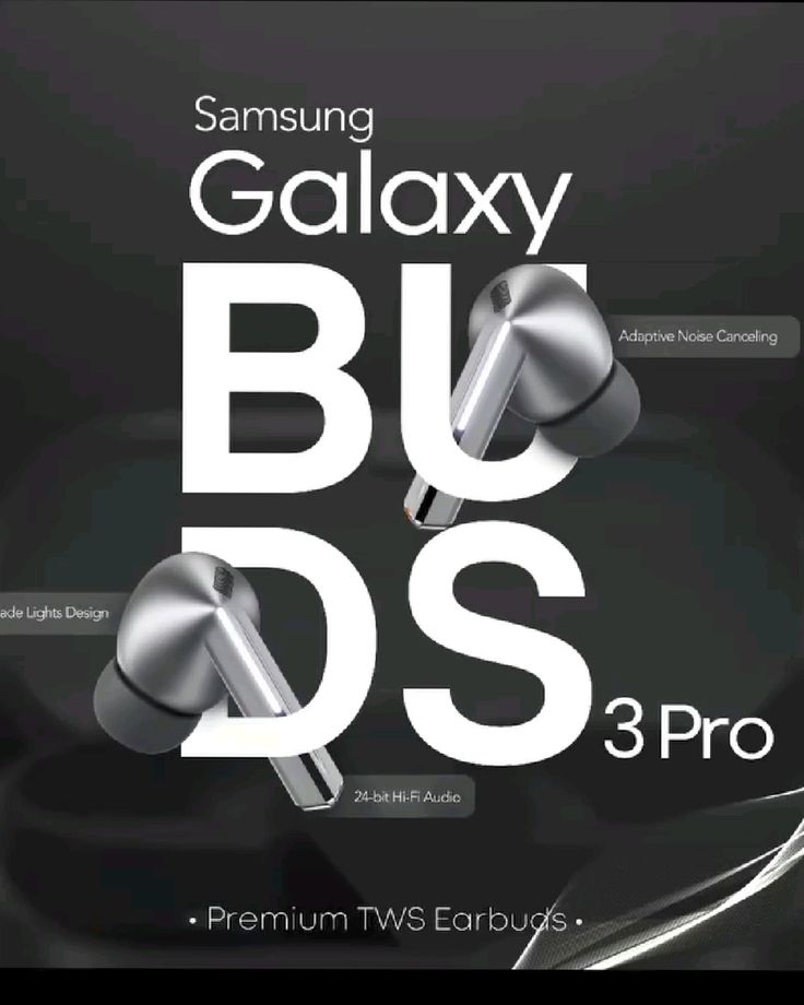 Samsung Galaxy Buds3 Pro True Wireless Earbuds – Hi-Fi Sound, Active Noise Cancellation (ANC), Adaptive Noise Control, 360 Audio, Bluetooth 5.4, Galaxy AI,