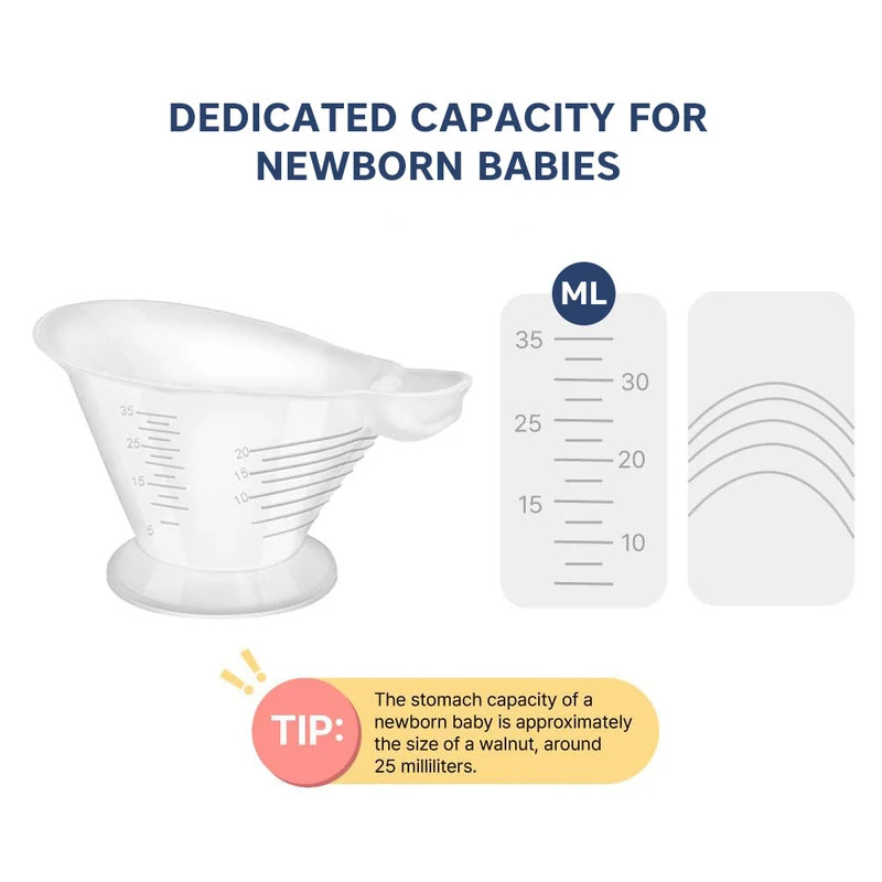 Nifty Feeding Cup | BPA-Free PP Baby Feeding Cup | Preterm & Newborn Feeding Cup | 30ml or 35ml | Silicone