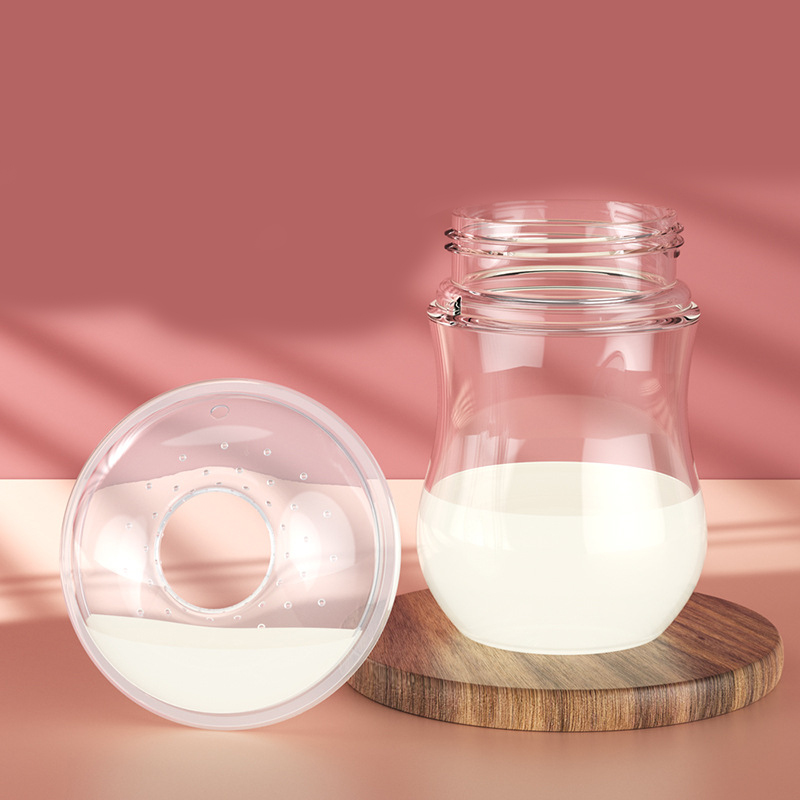 Silicone Breast Milk Collector | Manual Breast Shell with Leak-Resistant Sealing Plug | 20ml