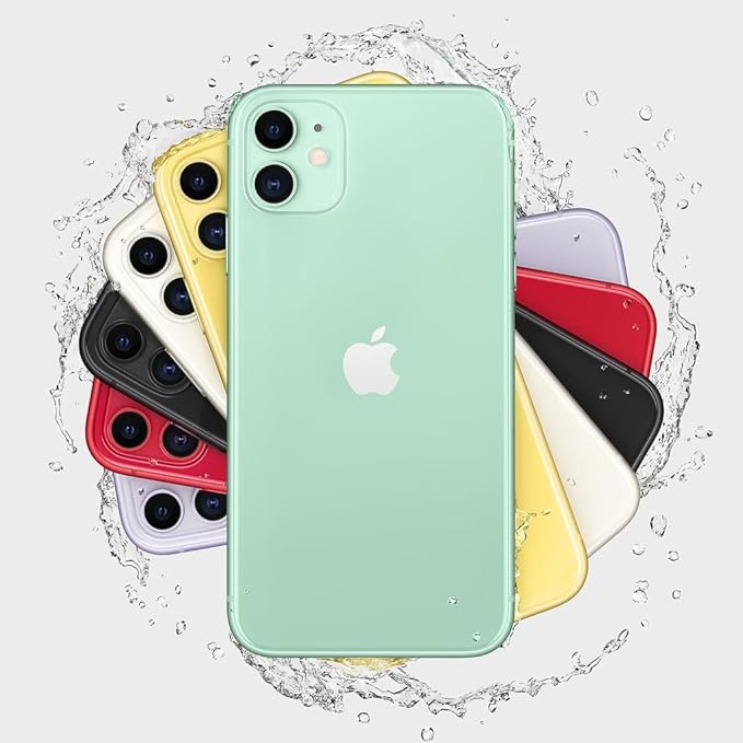 Apple iPhone 11 | Dual SIM | 6.1" Liquid Retina Display | A13 Bionic Processor | 64GB/128GB/256GB  Storage | Dual 12MP Cameras | Face ID | All-Day Battery | Unlocked Smartphone