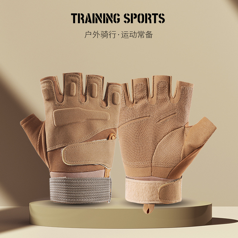 "War Wolf II" Black Hawk Tactical Training Exercises Fitness Half-Finger Equipment Training Wearable Special Forces Gloves