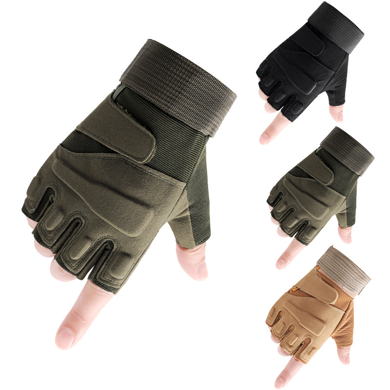 "War Wolf II" Black Hawk Tactical Training Exercises Fitness Half-Finger Equipment Training Wearable Special Forces Gloves