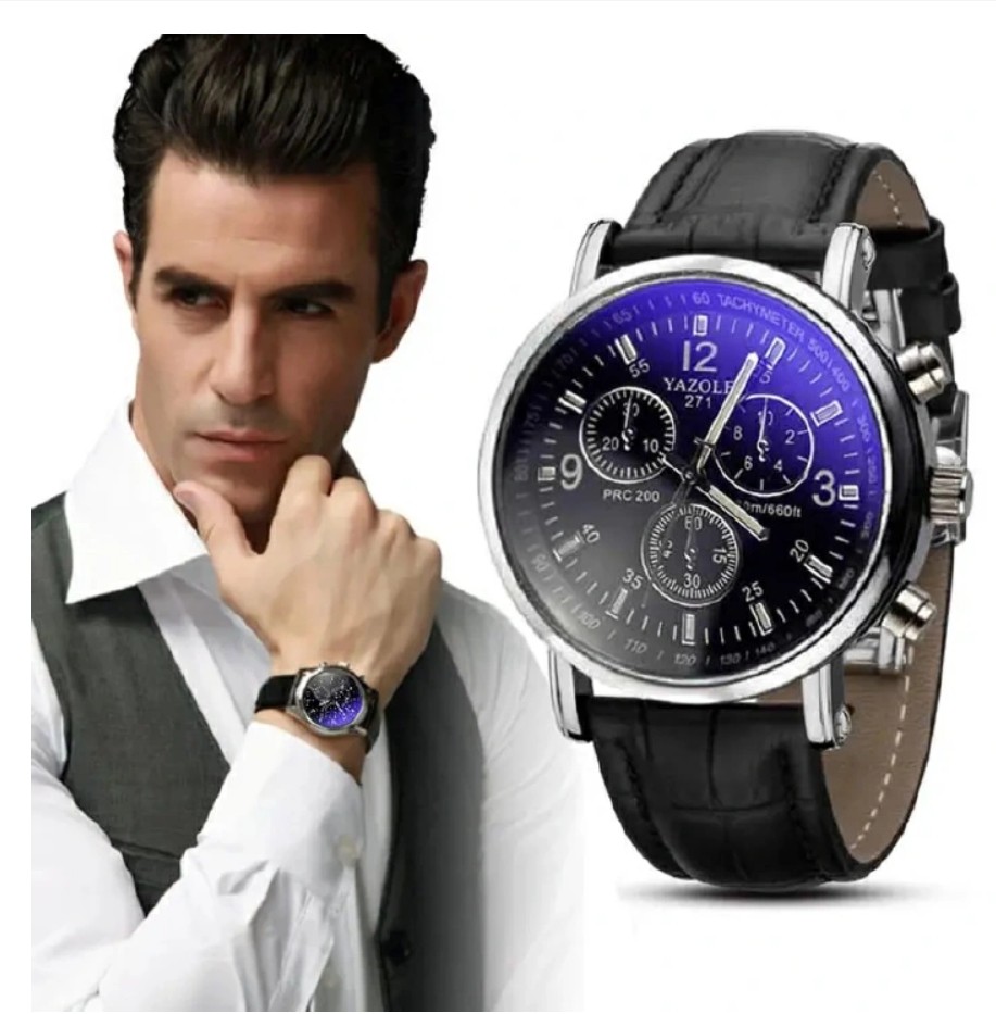 Men Leather Watch Man Luxury Quartz Stainless Steel Wrist Watches Mens Wristwatch For Male Fashion Quartz Analog Valentine Gift White Black one size