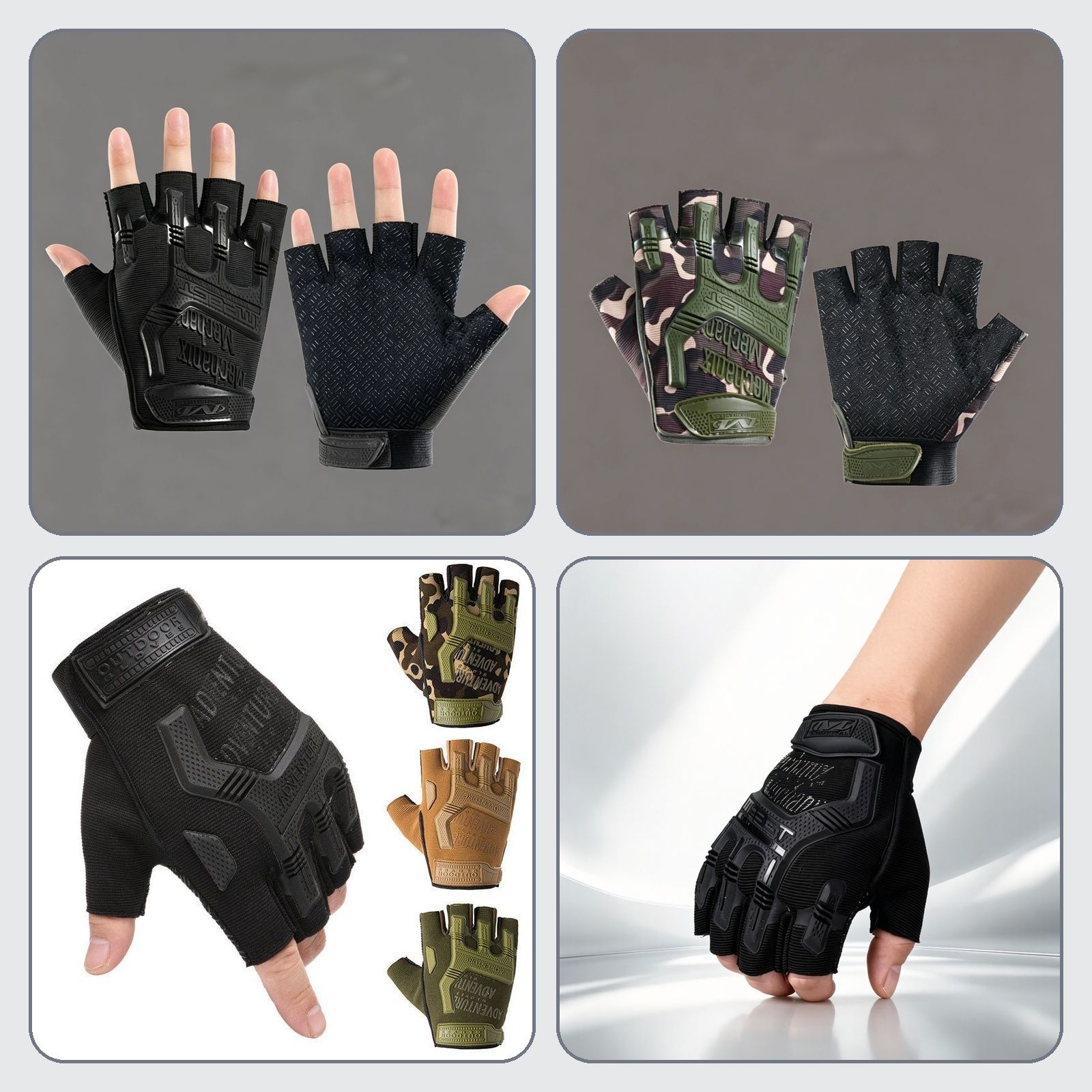 Unidentified cos gloves combat gloves takeout outdoor training lure mountaineering cycling wear-resistant anti-slip ride a motorcycle