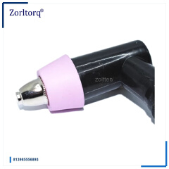 AG60/SG55 Pink Ceramic Shield Caps and Slotted Protective Nozzles for LGK-60 Plasma Cutting Torches