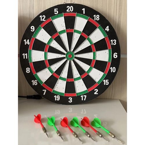 Classic Dart Board Set – Safe Indoor/Outdoor Game for Kids & Adults (Complete Playing Kit) For Home and Office