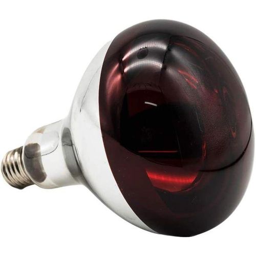 Red Infrared chicken bulb, Heat Lamp for Chickens Coop Brooder and Reptile Heat Bulb 220 Volts Infrared Red Light