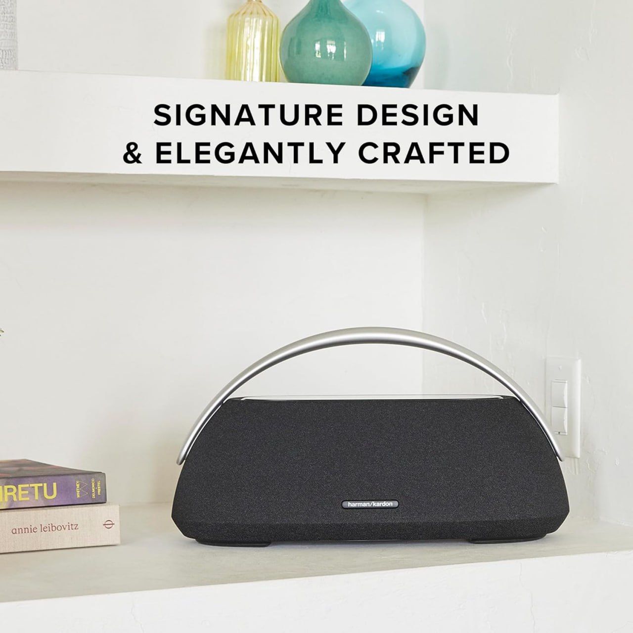 Harman Kardon GO+Play 3, Portable Bluetooth Speaker with Built-in battery & Superior sound performance with three-way speakers