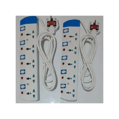 TOP SAES SAME DAY DELIVERY Power King Best TWO 5 Way Power Extension With Switch For Fridge, Smart TV