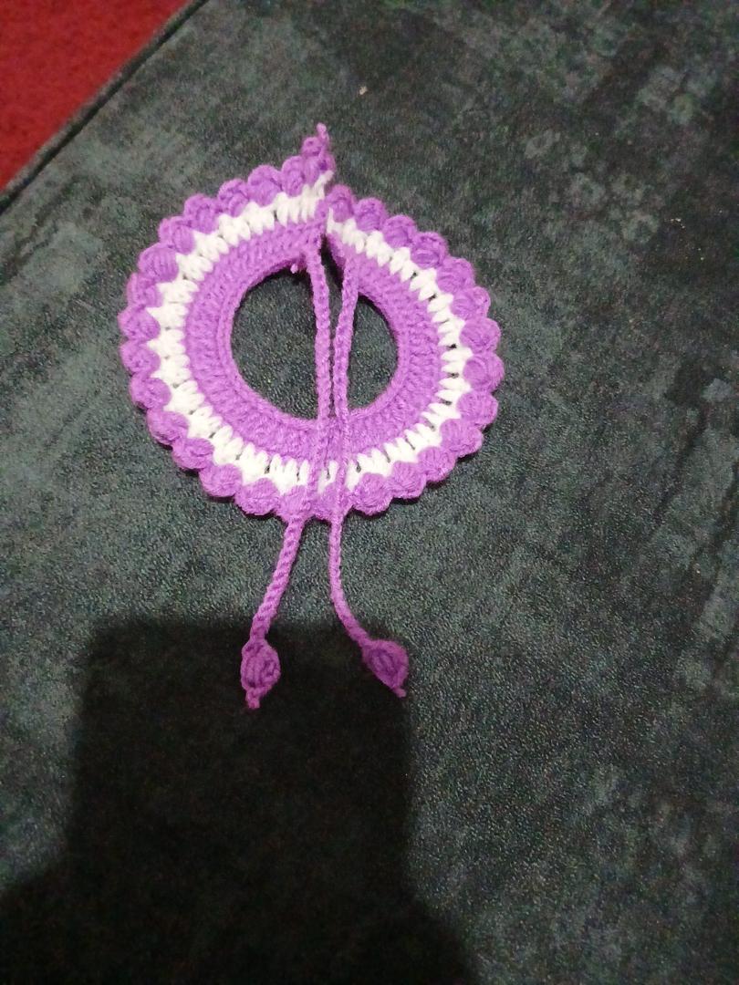cat collar/crocheted cat collar