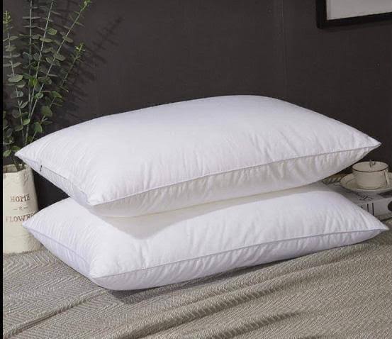 Pair of Premium Ultra-Soft Bed Pillows – Hypoallergenic Microfiber Sleeping Pillows for Back, Side & Stomach Sleepers