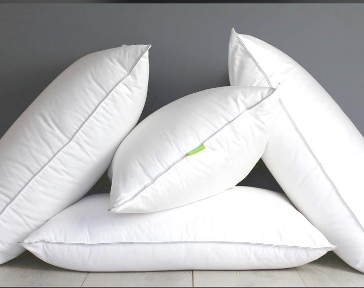 Pair of Premium Ultra-Soft Bed Pillows – Hypoallergenic Microfiber Sleeping Pillows for Back, Side & Stomach Sleepers