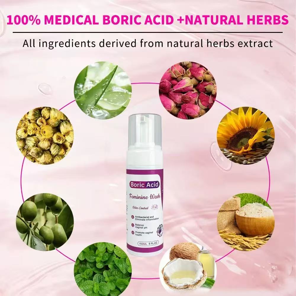 30Pcs/Bottle Medical Grade Boric Acid Vaginal Suppositories Intimate Health Support Women PH Balance Pills for Yeast Infection 600mg