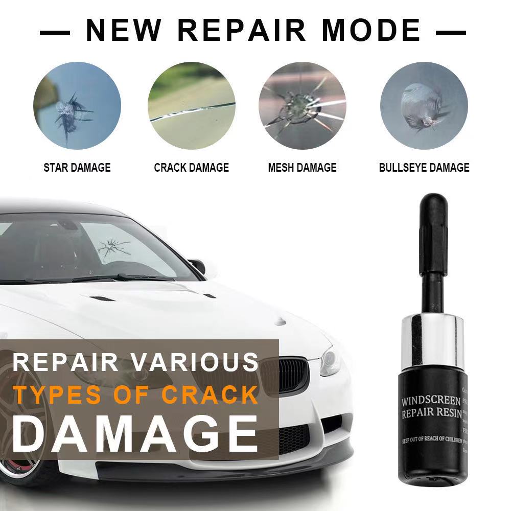 Cracked Glass Repair Kit Windshield Nano Repair Liquid DIY Car Window Phone Screen Repair Utensil Scratch Crack Restore