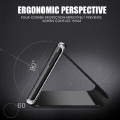 Mirror Flip Case For Samsung Galaxy A10 A30 A40 A50 A70 A80 M20 M30 J4 Plus J6 2018 S7 edge S8 S9 Plus S10 Note 10 Pro 8 9 Cover