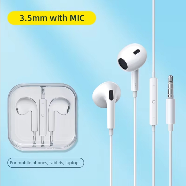 Luxury Type C Wired Headphone For Xiaomi Mi 13 12 11 Pro Ultra 3.5MM Earphone For Redmi Note 12 Huawei Samsung Earbuds Headset