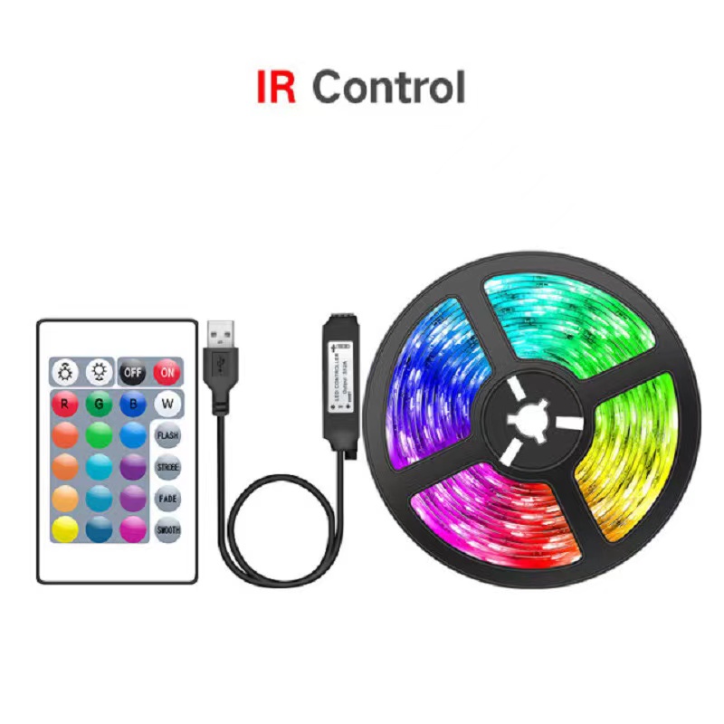 LED Strip Light Color USB RGB Tpae Bluetooth LED Strip Bedroom Decoration 5050 5m 10m TV LED Backlight For Christmas