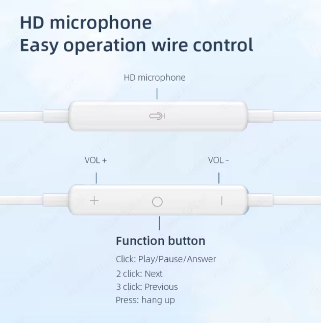 Luxury Type C Wired Headphone For Xiaomi Mi 13 12 11 Pro Ultra 3.5MM Earphone For Redmi Note 12 Huawei Samsung Earbuds Headset