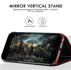 Mirror Flip Case For Samsung Galaxy A10 A30 A40 A50 A70 A80 M20 M30 J4 Plus J6 2018 S7 edge S8 S9 Plus S10 Note 10 Pro 8 9 Cover