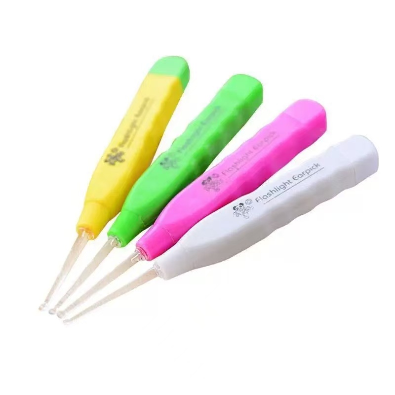 FlashLight LED Earpick Dig Earwax Cleaner Earwax Remover Luminous Earpick Ear Cleaning Tools For Baby Adults Safety Ear Care