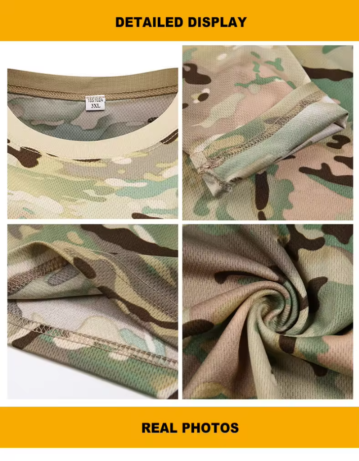 3D Camouflage T-Shirt Men Clothes Outdoor Fashion Casual O Neck Short Sleeve Summer Street Oversized Men Outdoor Sport T Shirts