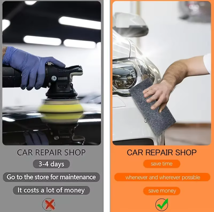 Fix Clear Car Scratch Repair Cloth Nano Meterial For Car Light Paint Scratches Remover Scuffs On Surface Repair Rag