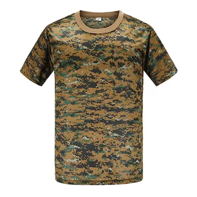 3D Camouflage T-Shirt Men Clothes Outdoor Fashion Casual O Neck Short Sleeve Summer Street Oversized Men Outdoor Sport T Shirts