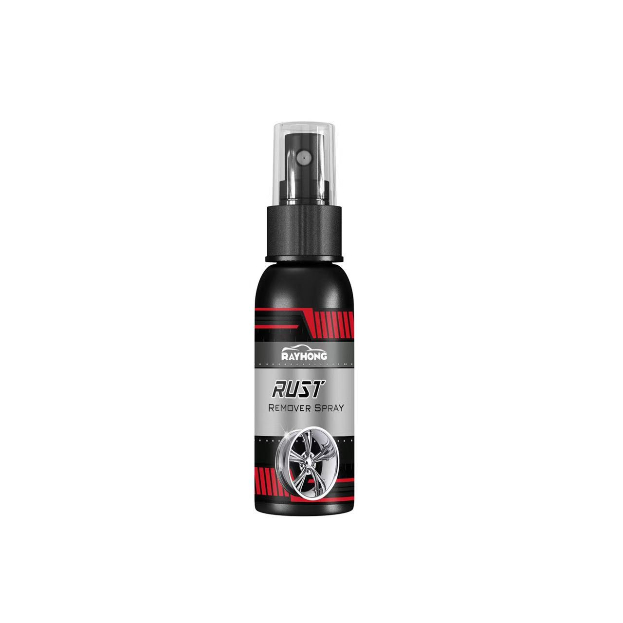 30ml Car Rust Remover Spray Metal Surface Chrome Paint Car Maintenance Iron Powder Cleaning Super Rust Remover Multi-Purpose
