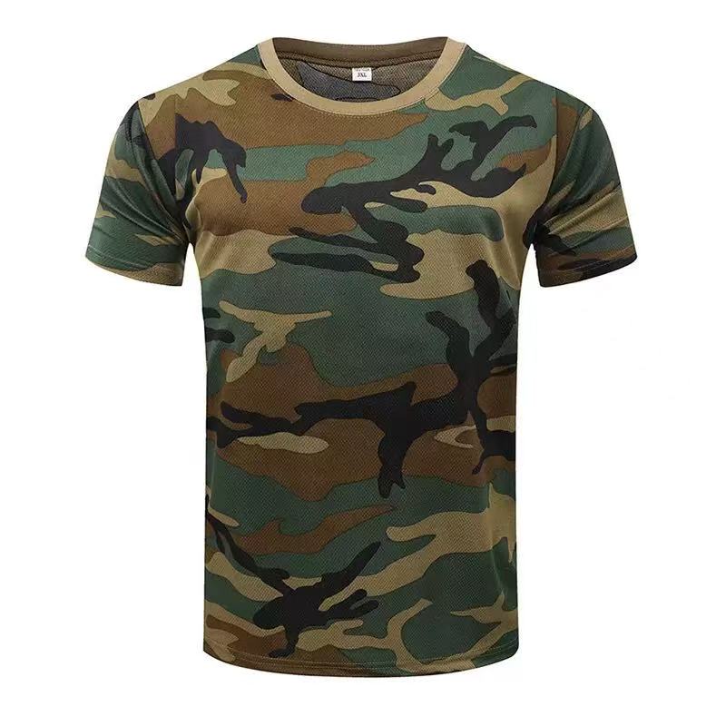 3D Camouflage T-Shirt Men Clothes Outdoor Fashion Casual O Neck Short Sleeve Summer Street Oversized Men Outdoor Sport T Shirts