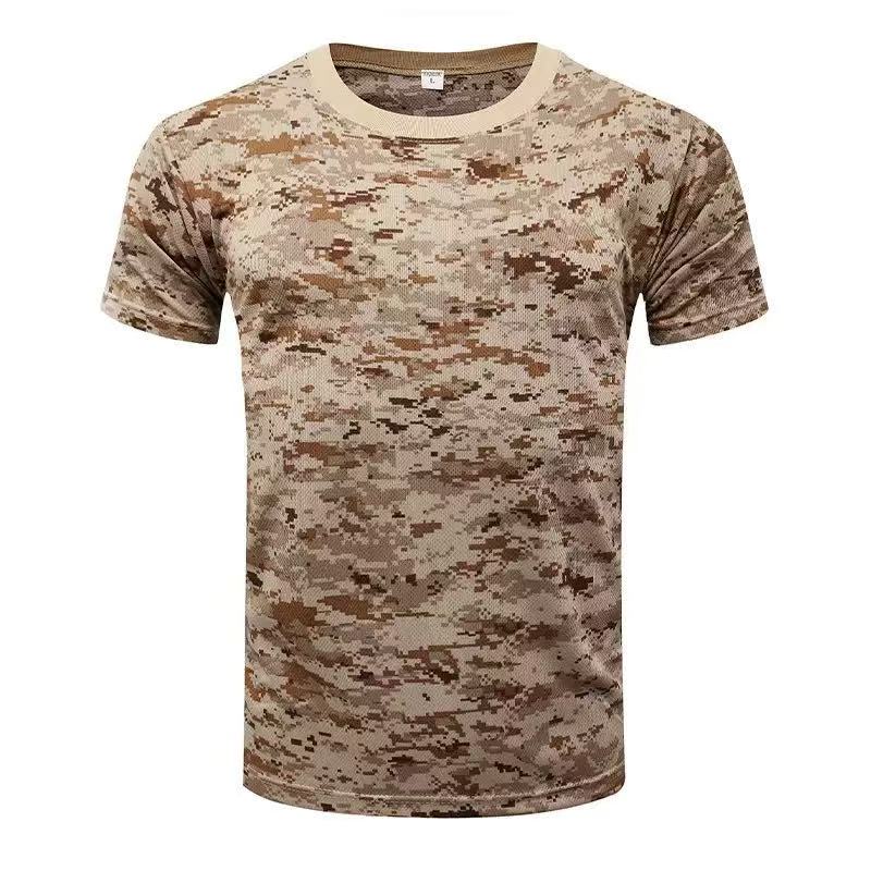 3D Camouflage T-Shirt Men Clothes Outdoor Fashion Casual O Neck Short Sleeve Summer Street Oversized Men Outdoor Sport T Shirts