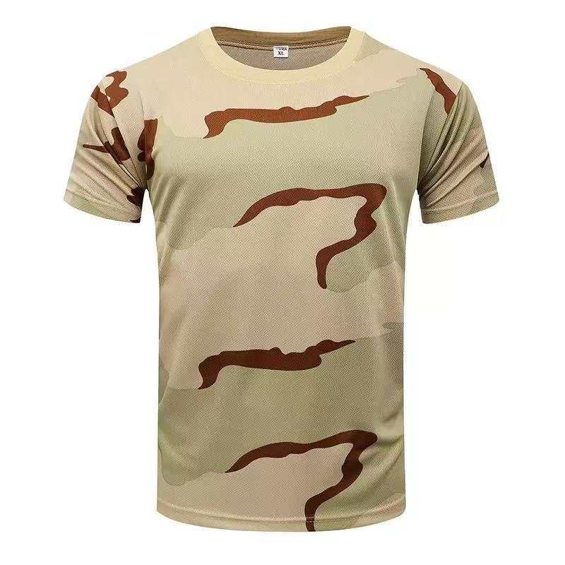 3D Camouflage T-Shirt Men Clothes Outdoor Fashion Casual O Neck Short Sleeve Summer Street Oversized Men Outdoor Sport T Shirts