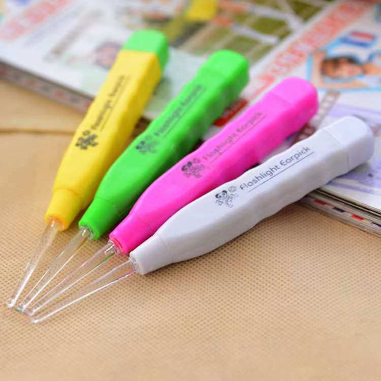 FlashLight LED Earpick Dig Earwax Cleaner Earwax Remover Luminous Earpick Ear Cleaning Tools For Baby Adults Safety Ear Care