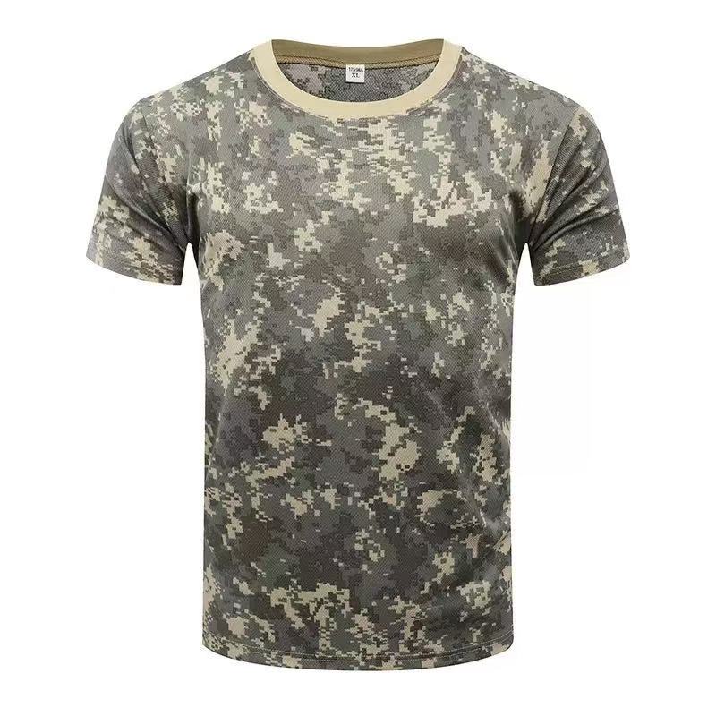3D Camouflage T-Shirt Men Clothes Outdoor Fashion Casual O Neck Short Sleeve Summer Street Oversized Men Outdoor Sport T Shirts