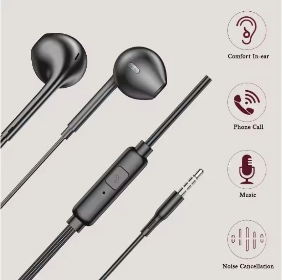 3.5mm/type c Wired Headphones In Ear Headset Wired Earphones with Microphone Stereo Earbuds Sports for Samsung Huawei Xiaomi Phones MP3