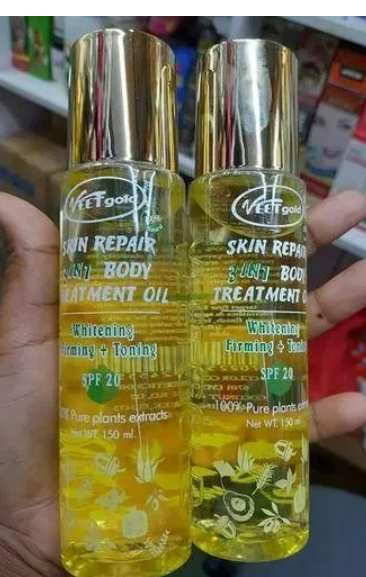 VEET GOLD 3 in 1 skin repair body treatment oil