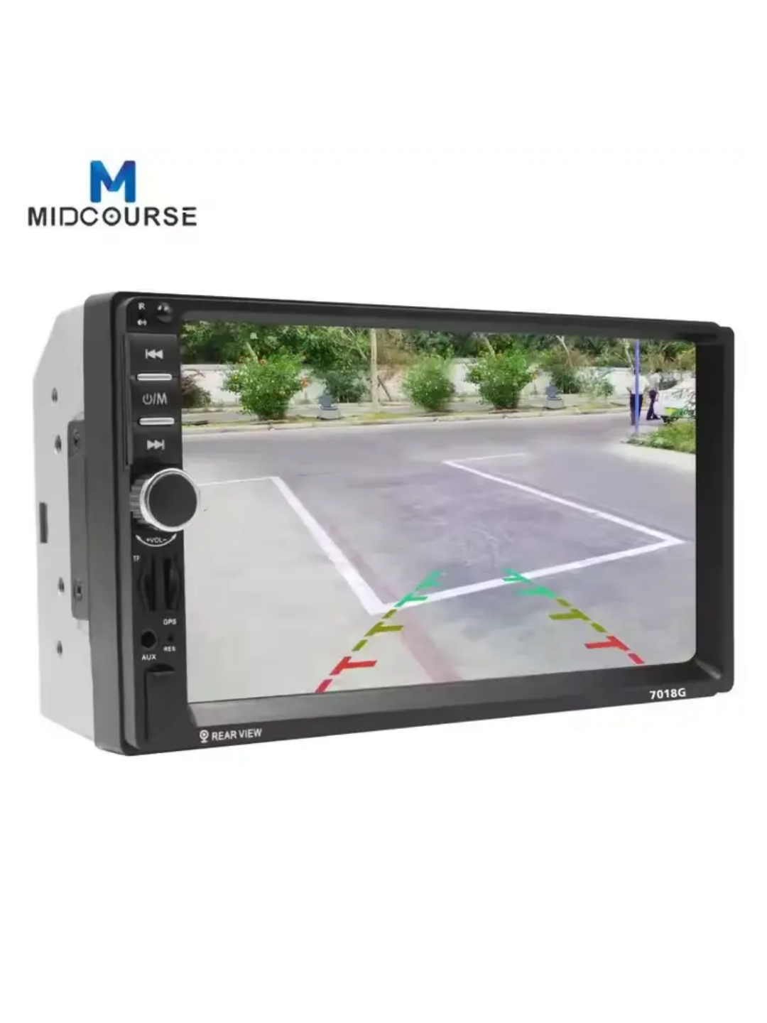 7018B Bluetooth Car MP5 Player 7 inch TFT Touchscreen FM Radio Remote Control 8-LED Rear Camera