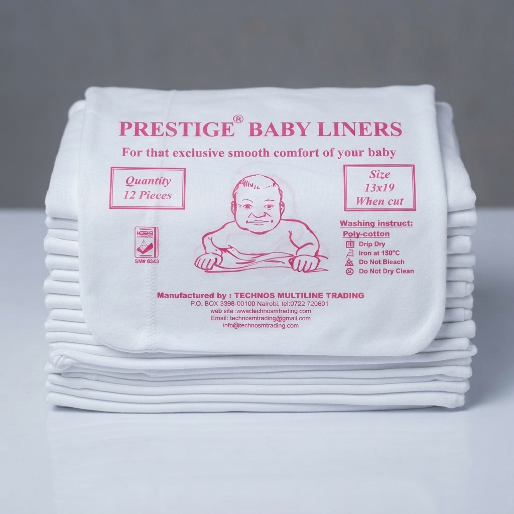 SOFT REUSABLE COTTON BABY LINERS (6 PIECES / 12 PIECES PACK)