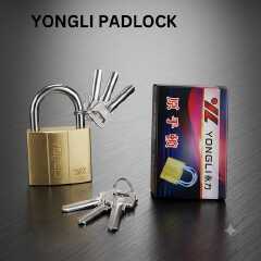 YONGLI HEAVY-DUTY BRASS-FINISH SECURITY PADLOCK