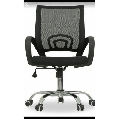⭐ 💼 Professional 1.2M Office Desk & Ergonomic Mesh Chair Set – Spacious Wooden Study Table with 3 Storage Drawers and Black Swivel Chair