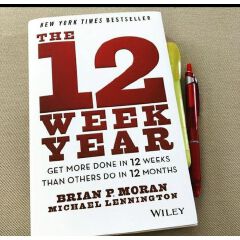 The 12 Week Year Book by Brian P. Moran and Michael Lennington