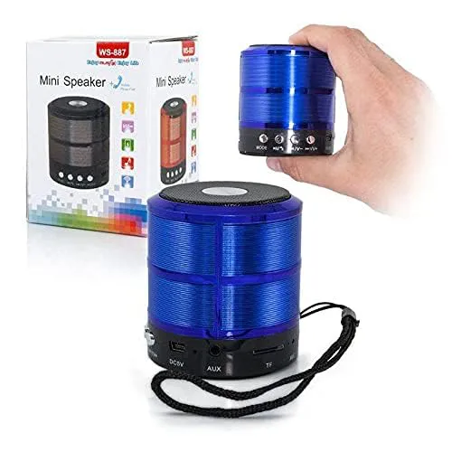 Bluetooth Speakers Metallic Mini Wireless Hands-Free Talk Subwoofer Speaker Bluetooth Portable Usb Mp3 P2 Sd Radio Fm