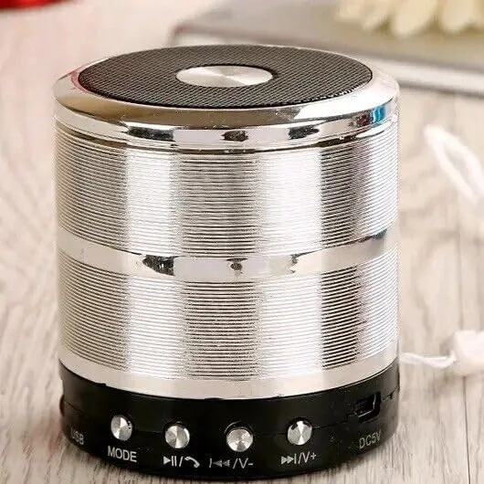 Bluetooth Speakers Metallic Mini Wireless Hands-Free Talk Subwoofer Speaker Bluetooth Portable Usb Mp3 P2 Sd Radio Fm