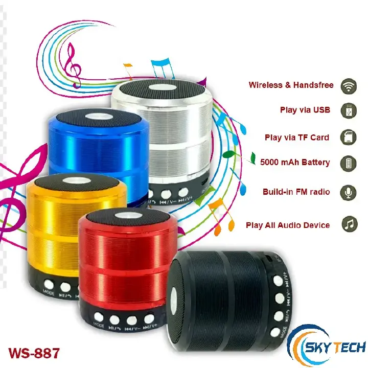 Bluetooth Speakers Metallic Mini Wireless Hands-Free Talk Subwoofer Speaker Bluetooth Portable Usb Mp3 P2 Sd Radio Fm