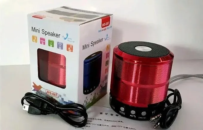 Bluetooth Speakers Metallic Mini Wireless Hands-Free Talk Subwoofer Speaker Bluetooth Portable Usb Mp3 P2 Sd Radio Fm