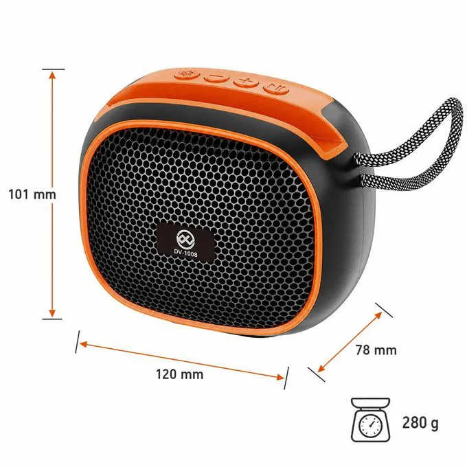 Devia DV-1008 - Mini Portable Wireless Speaker Pure Bass
