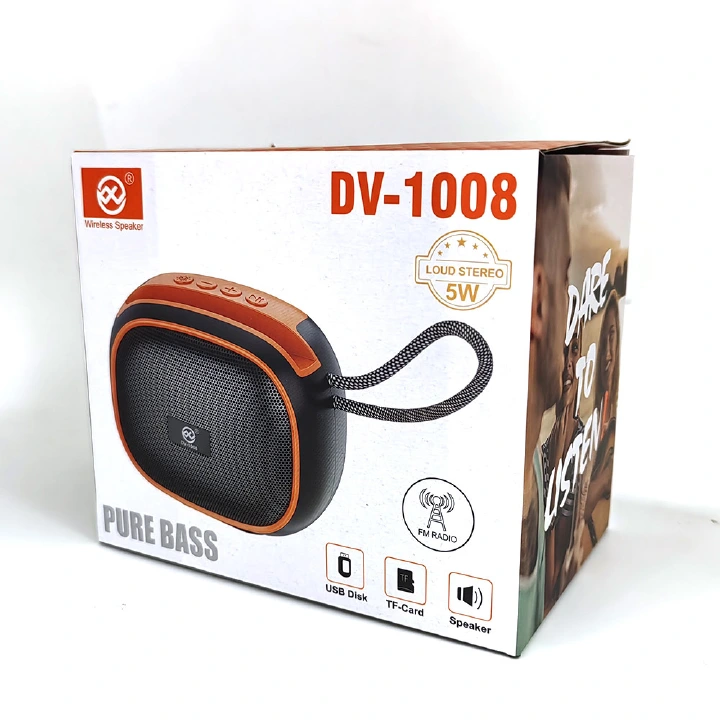 Devia DV-1008 - Mini Portable Wireless Speaker Pure Bass