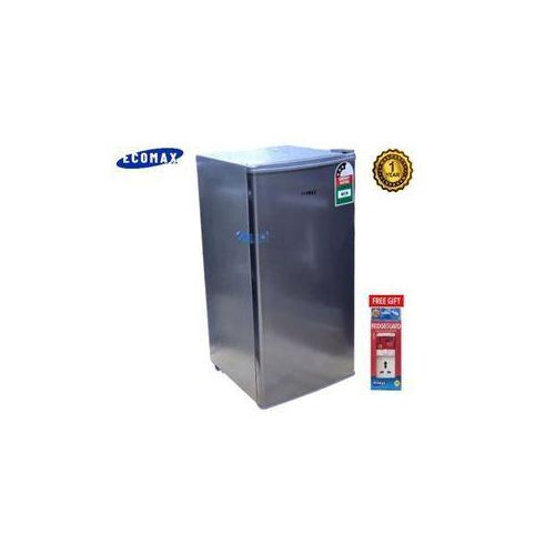 Ecomax 90L Single Door Fridge, Ecomax 90 Litres Refrigerator, 90L Energy Saving Fridge, 3 Star Fridge, Ecomax Mini Fridge, Compact Refrigerator, Grey Fridge, Fridge Guard